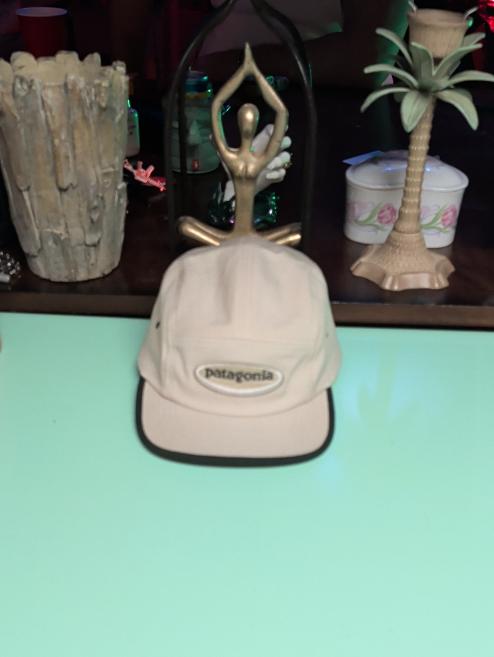 Patagonia Kids Tan Cap with Dark Trim